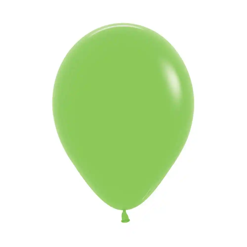 Bombas Globos R12 Fashion Verde Lima Paquete X 10 Und Sempertex