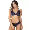 Conjunto Lencería Ursa Talla M/l Lerot Azul En Encaje
