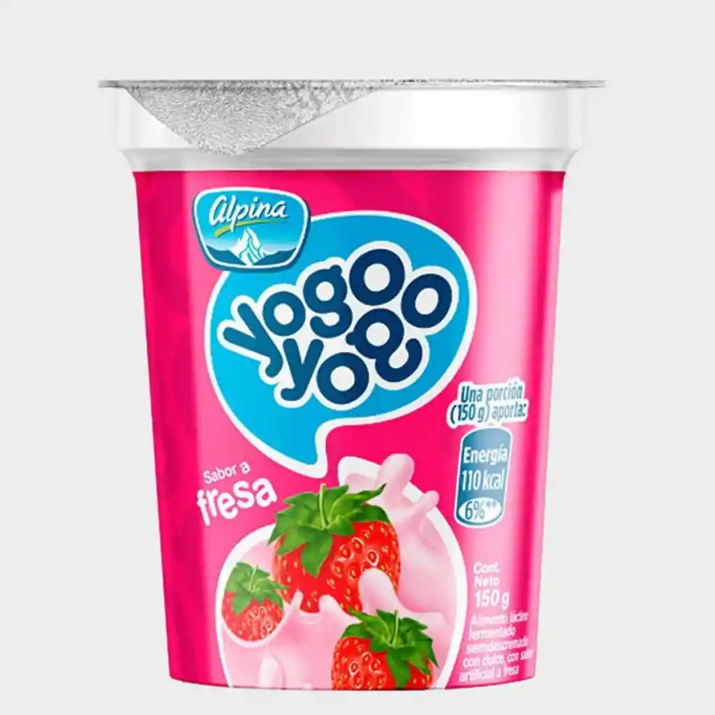 Yogurth Yogo Yogo Fresa Pequeño