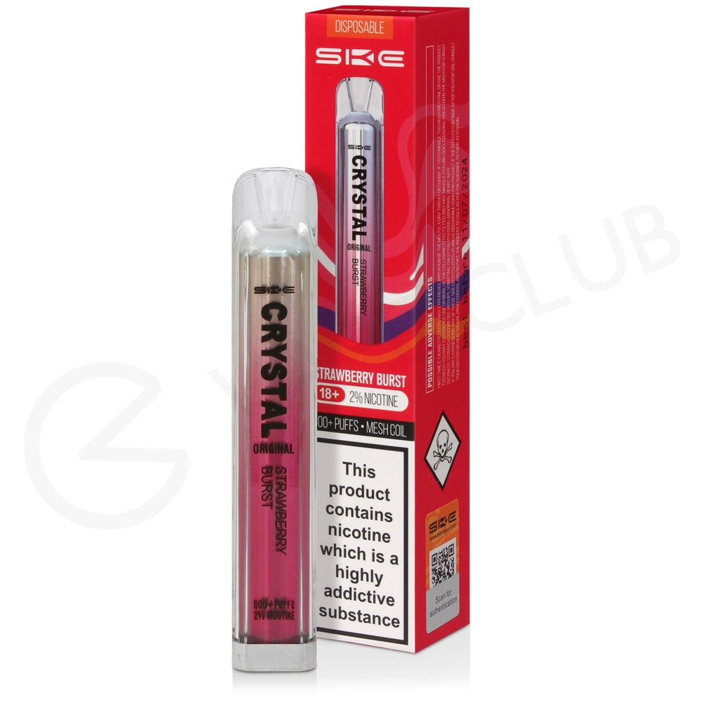 crystal vape strawberry burst Cristal Strawberry Burst 900puff