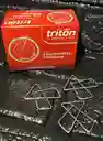 Clips Mariposa Metalico Triton X50 Unidades