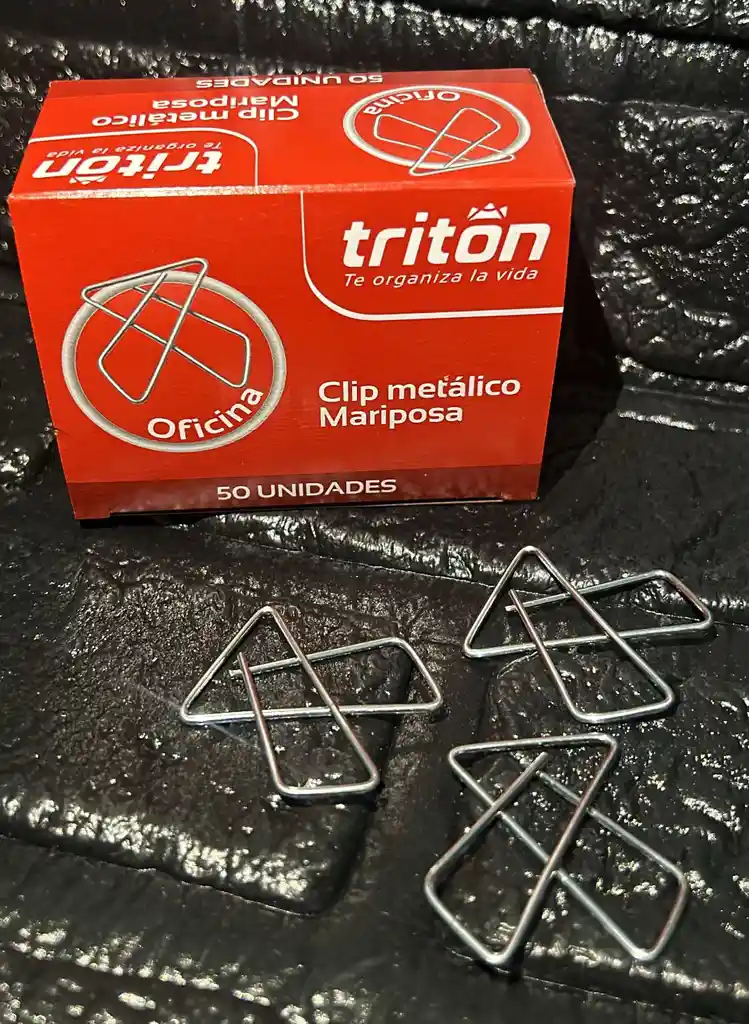 Clips Mariposa Metalico Triton X50 Unidades