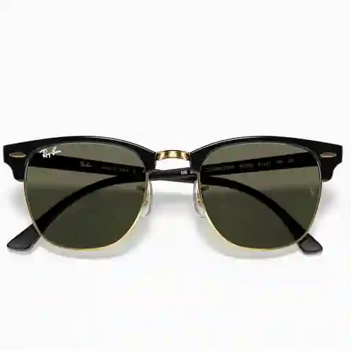 Rayban Clubmaster 3016 W0365 Marco Negro Lente Verde Gafas Sol Ray Ban - M