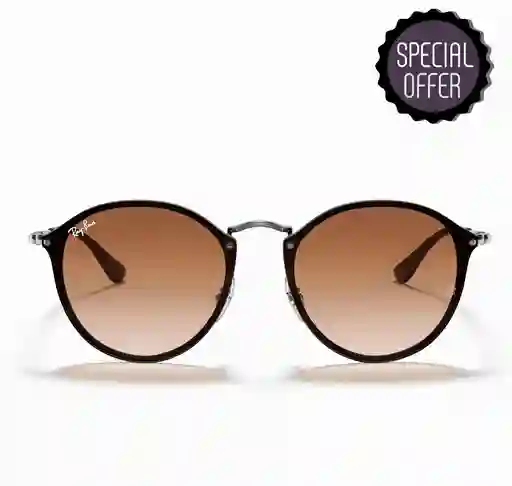 Rayban Rb3574n 004/13 Blaze Round Marco Silver Lente Cafe Gafas - Talle M 59-14