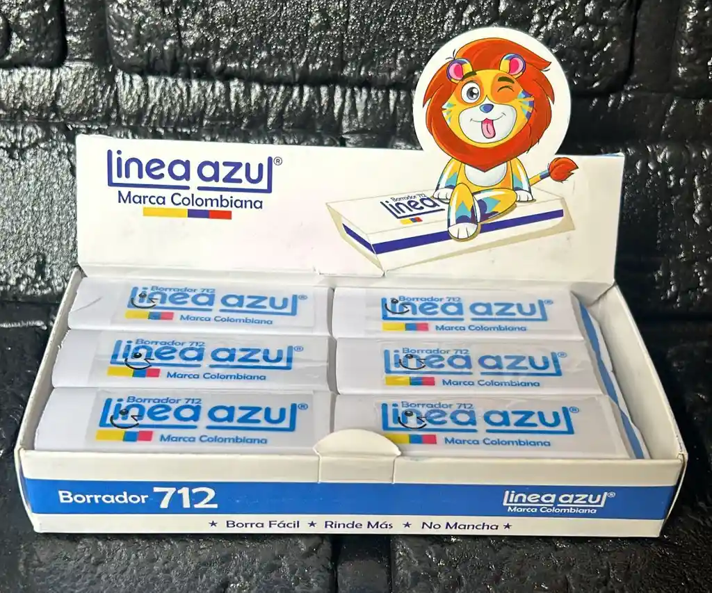 Borador Linea Azul 712 Caja X12 Unidades