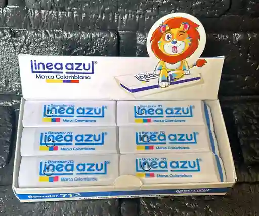 Borador Linea Azul 712 Caja X12 Unidades
