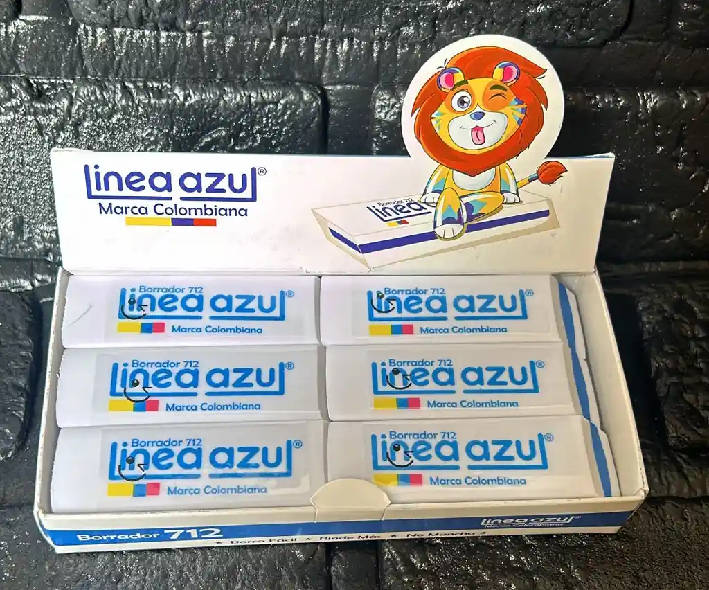 Borador Linea Azul 712 Caja X12 Unidades