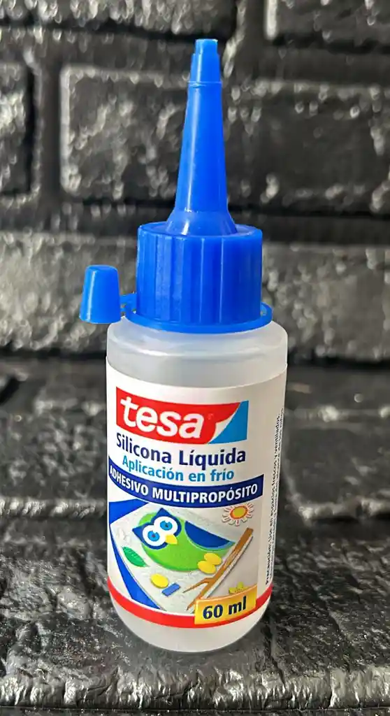 Pegante Silicona Liquida 60ml Tesa