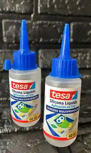 Pegante Silicona Liquida 60ml Tesa