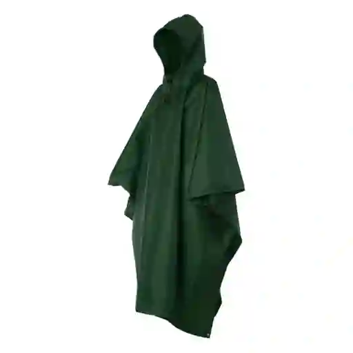 Poncho Impermeable Para Adulto Verde Militar, Thundra