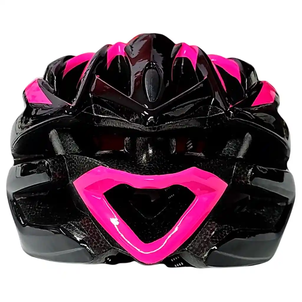 Casco Semiprofesional Original Para Patines Y Ciclismo Negro/fucsia