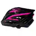 Casco Semiprofesional Original Para Patines Y Ciclismo Negro/fucsia