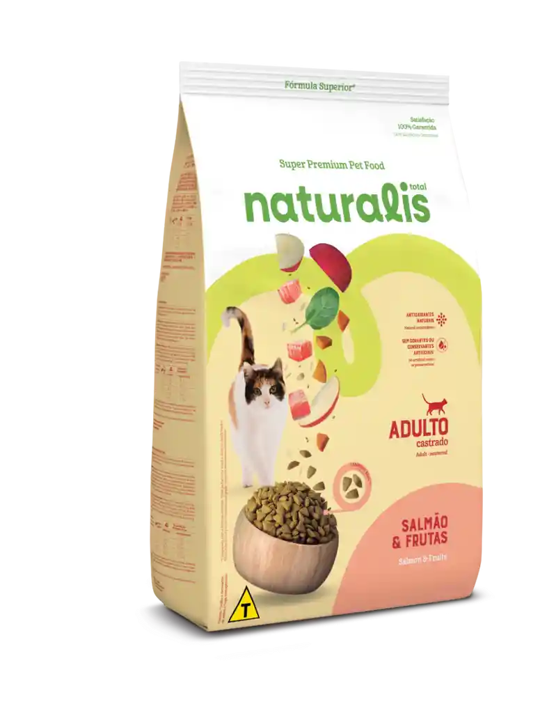 Naturalis Adulto Castrado Salmon Y Frutas X 1.5 Kg