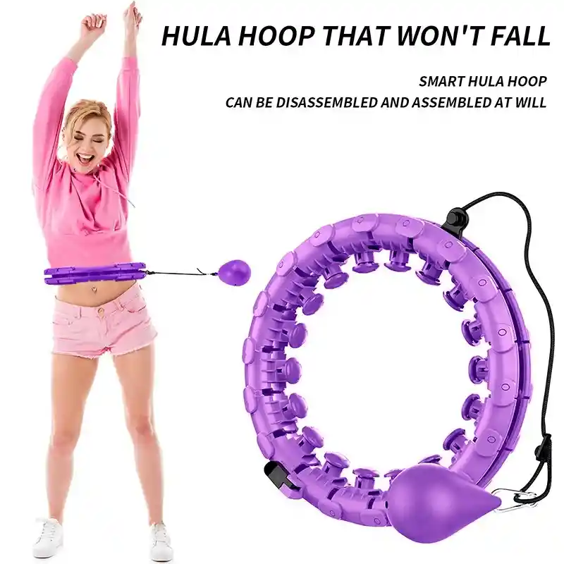 Hula Hoop Adelgazante Con Carga De Masaje Y Ajuste De Circuito