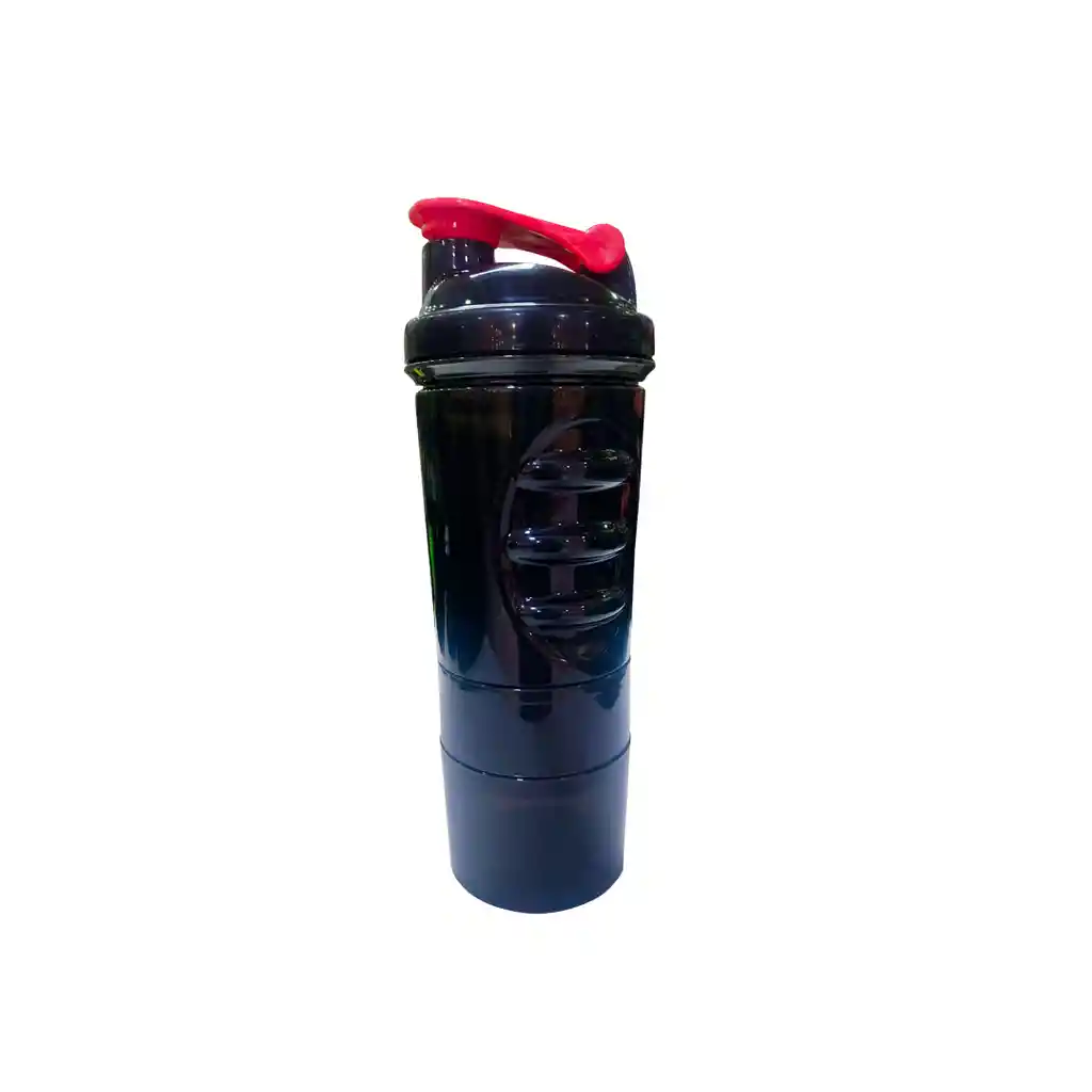 Shaker Botilito Mezclador 600ml / 20oz Negro Oscuro