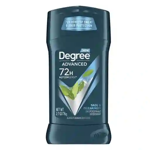 Degree Mens Advanced Desodorante Antitranspirante En Barra Men Sage Ocean Mist Protección 72h 2.7 Oz (76g)