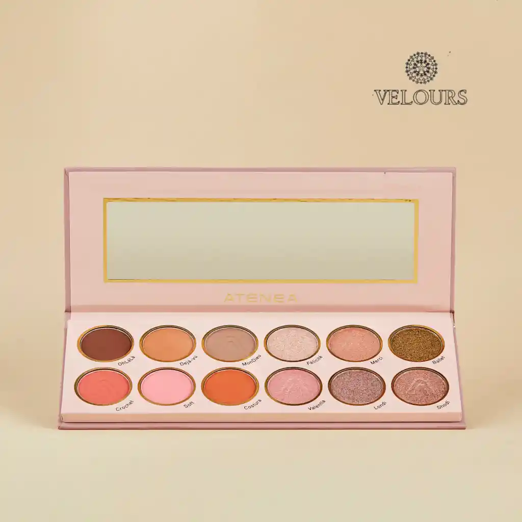 Paleta De Sombras Rose 12 Tonos Sublime