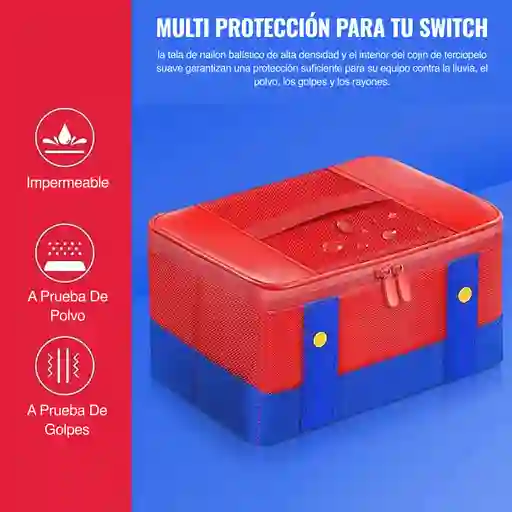 Estuche Maleta Mario/luigi Para Nintendo Switch