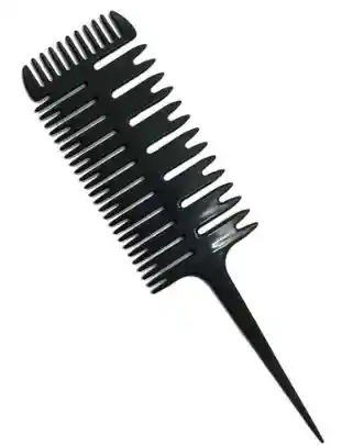 Peine Balayage, Para Mechas Duplo Steinhart (color: Negro) -23 Cm De Diametro
