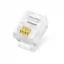 Plug Conector Plastico Rj11 - 4 Hilos Unidad