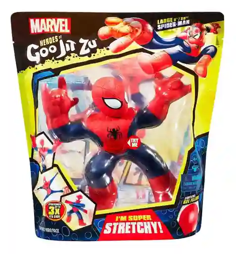 Goo Jit Zu Héroe Marvel De Lujo Spiderman 12