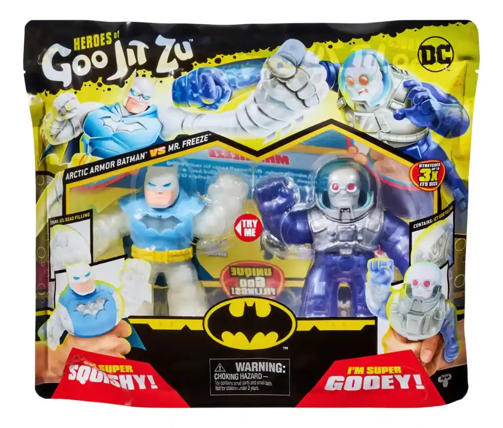 Goo Jit Zu Dc Comics Heroes Batman Vs Mr Freeze