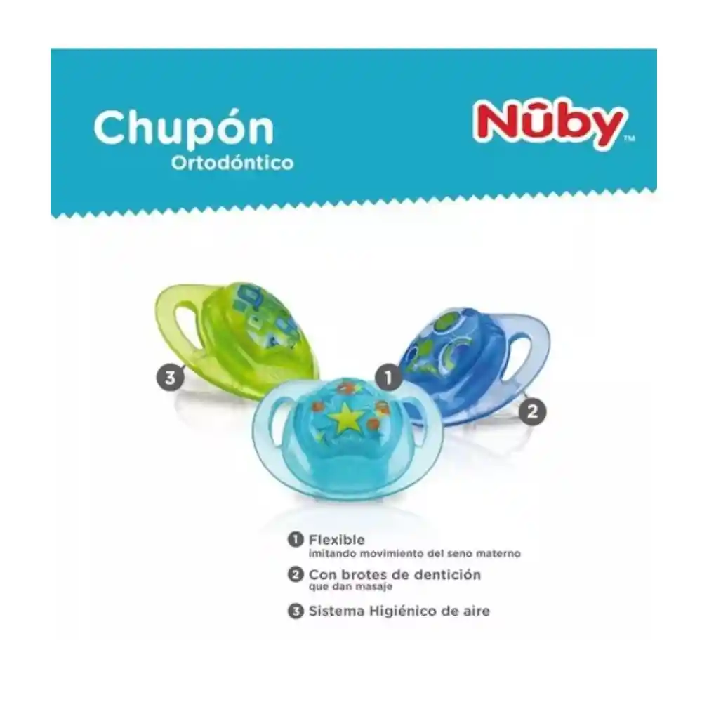 Nuby Cgupo Clasico De Entretencion Ortodontico