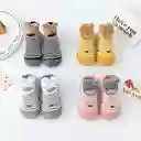 Zapatos Media Suela Silicona 18-24m Antideslizante Bebes Y Niños