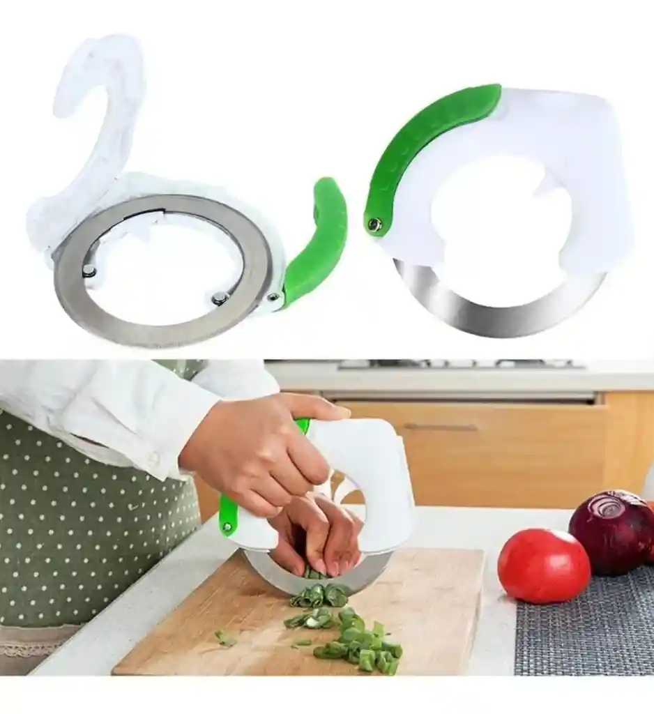 Cuchillo Circular Cortador Redondo Giratorio De Cocina