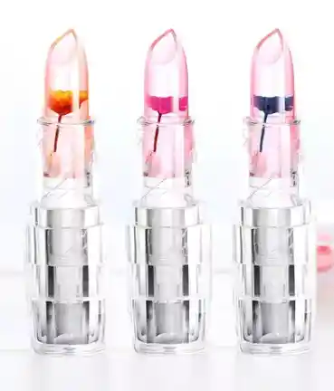 Labial Magico Para Labios Con Flor