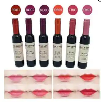 Tinta Para Labios En Forma De Vino