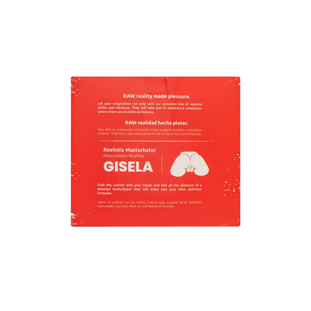 Masturbador Masculino Gisela Realista Piel - Camtoyz (ano Y Vagina)