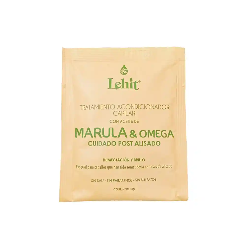 Tratamiento Con Aceite De Marula Y Omega X30g Lehit