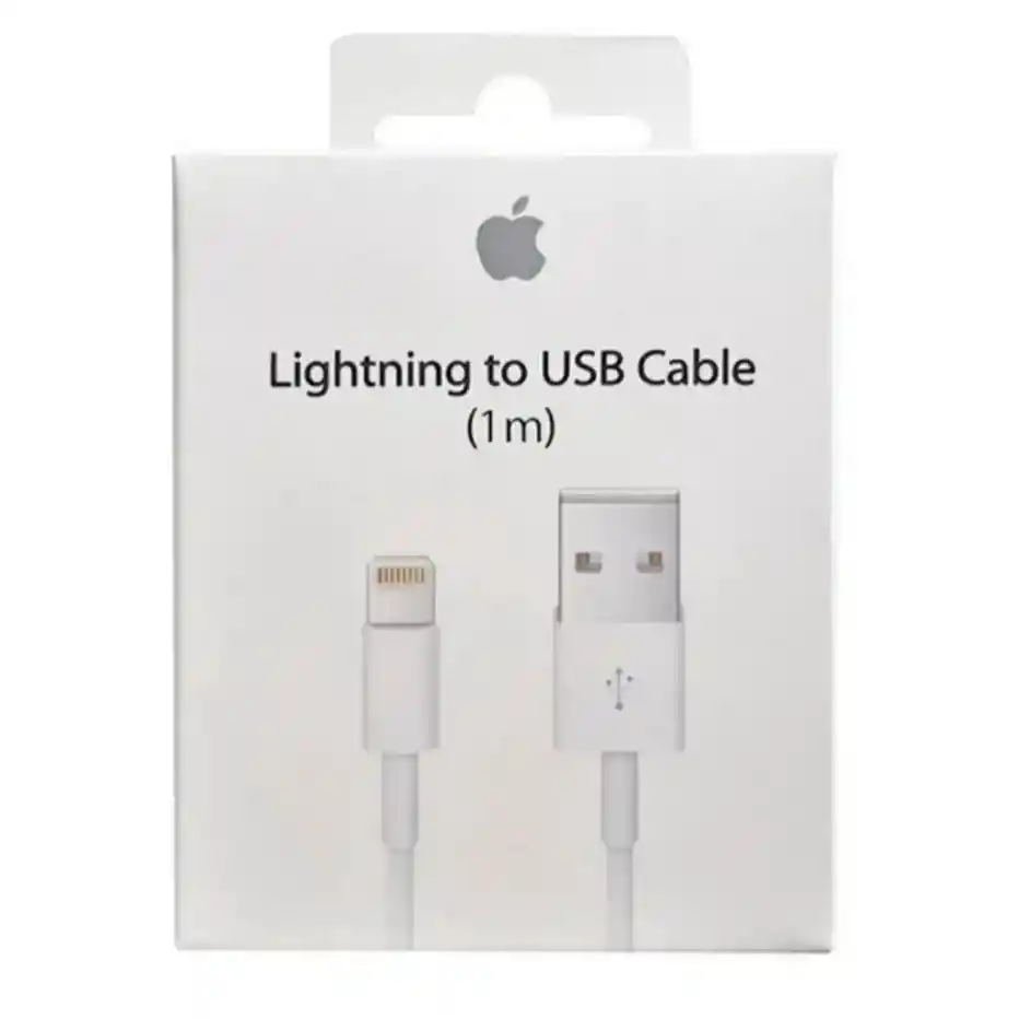 Cable Iphone Usb Lightning, 1 Metro. Carga Rápida