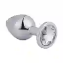 Plug Anal Metalico Rómulo Talla S Joya Clear