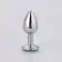 Plug Anal Metalico Rómulo Talla S Joya Clear