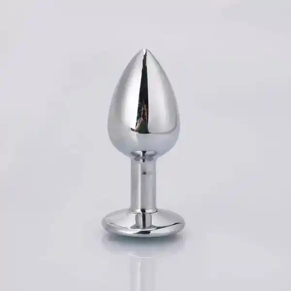 Plug Anal Metalico Rómulo Talla S Joya Clear
