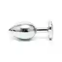 Plug Anal Metalico Rómulo Talla S Joya Clear