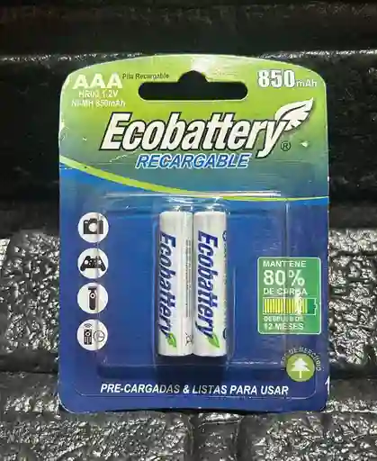 Pila Recargable Aaa