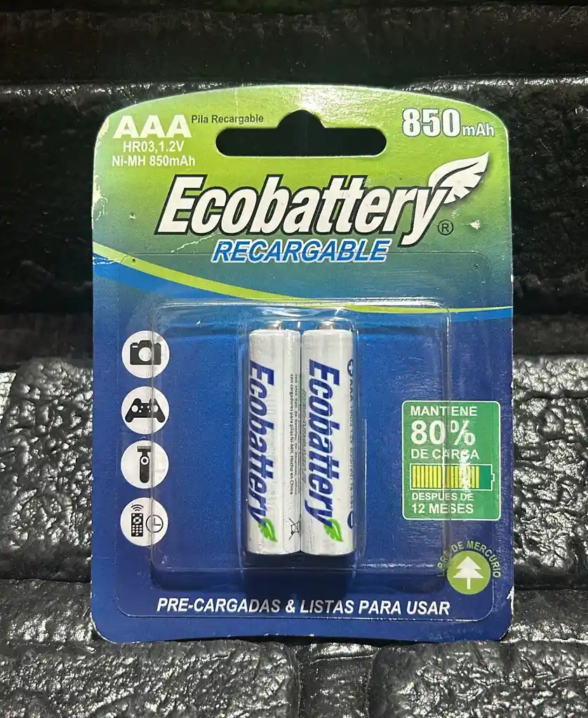 Pila Recargable Aaa