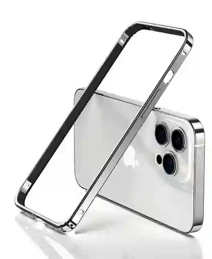 Iphone 14 Pro Max Marco Silver De Metal De Aluminio Ultradelgado