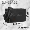 Sling Bag Minimalista Con Cadena Negra