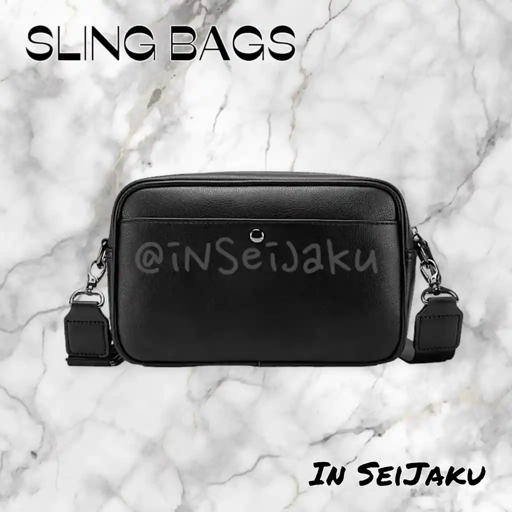 Sling Bag Minimalista En Cuerina