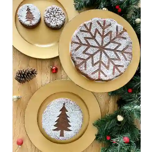 Brownie Arbol O Copo de Nieve