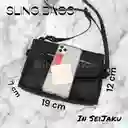 Sling Bag De Cuerina Con Cadena