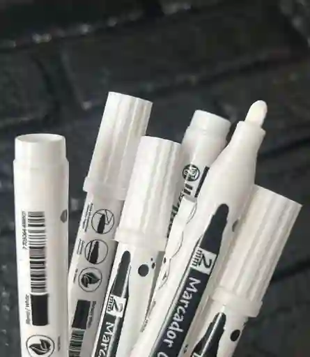 Marcador Grafico Blanco