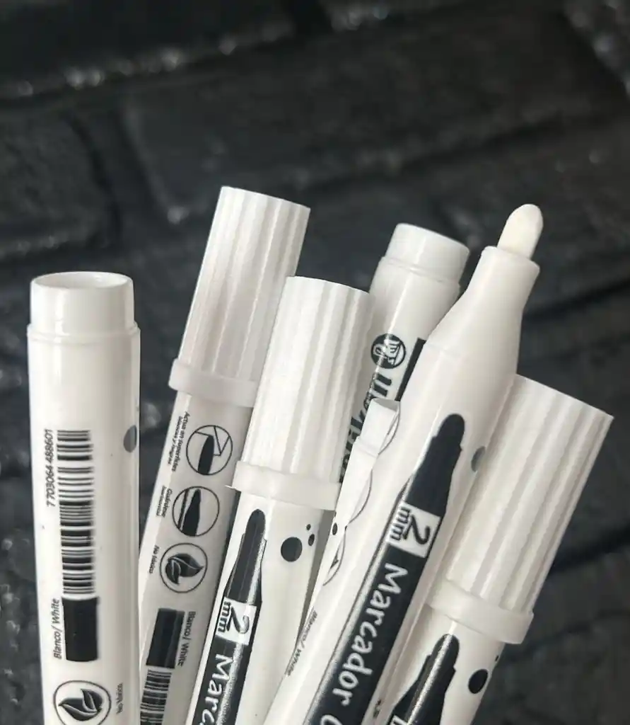 Marcador Grafico Blanco