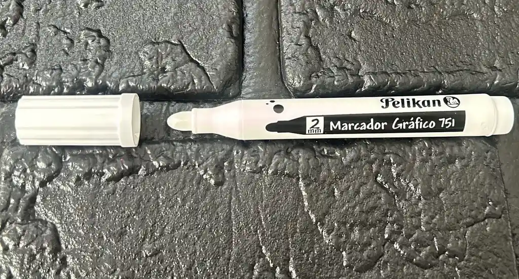 Marcador Grafico Blanco