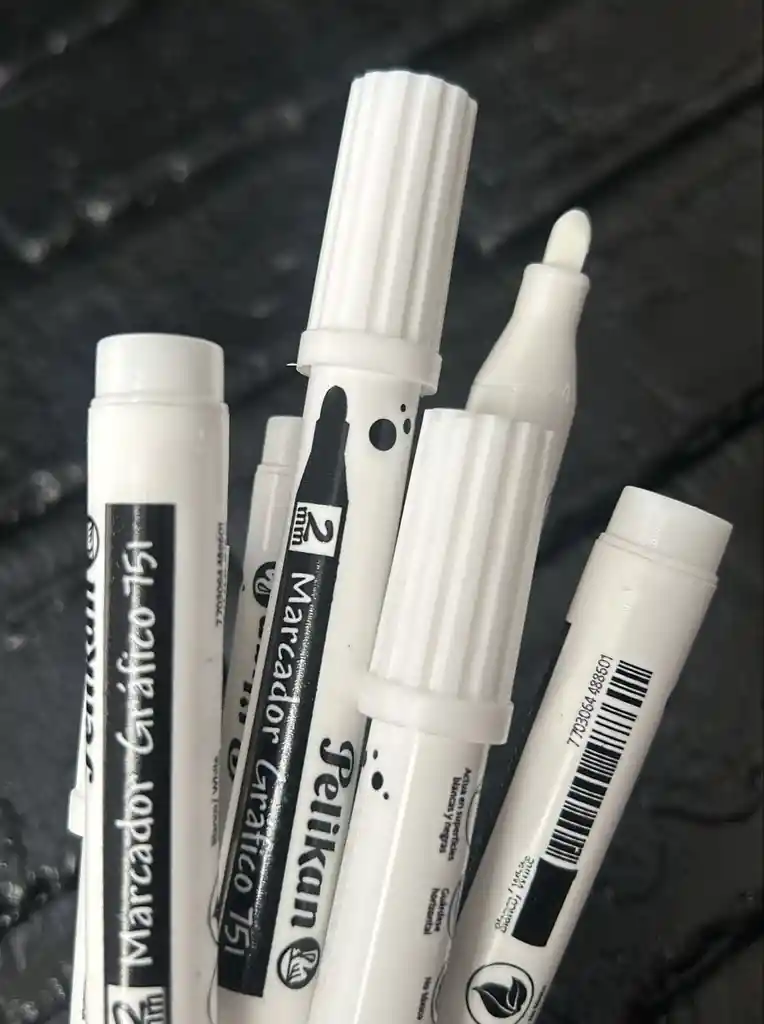 Marcador Grafico Blanco