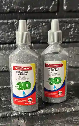Escarcha Liquida Plateada 35g Offi-esco